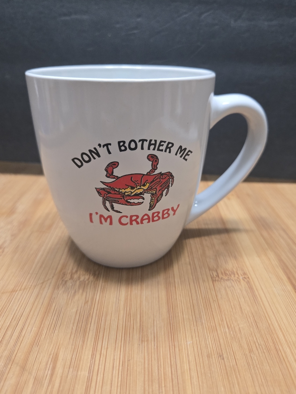 For those who are crabby in the morning with red crab Coffee Mug, Don' Bother Me